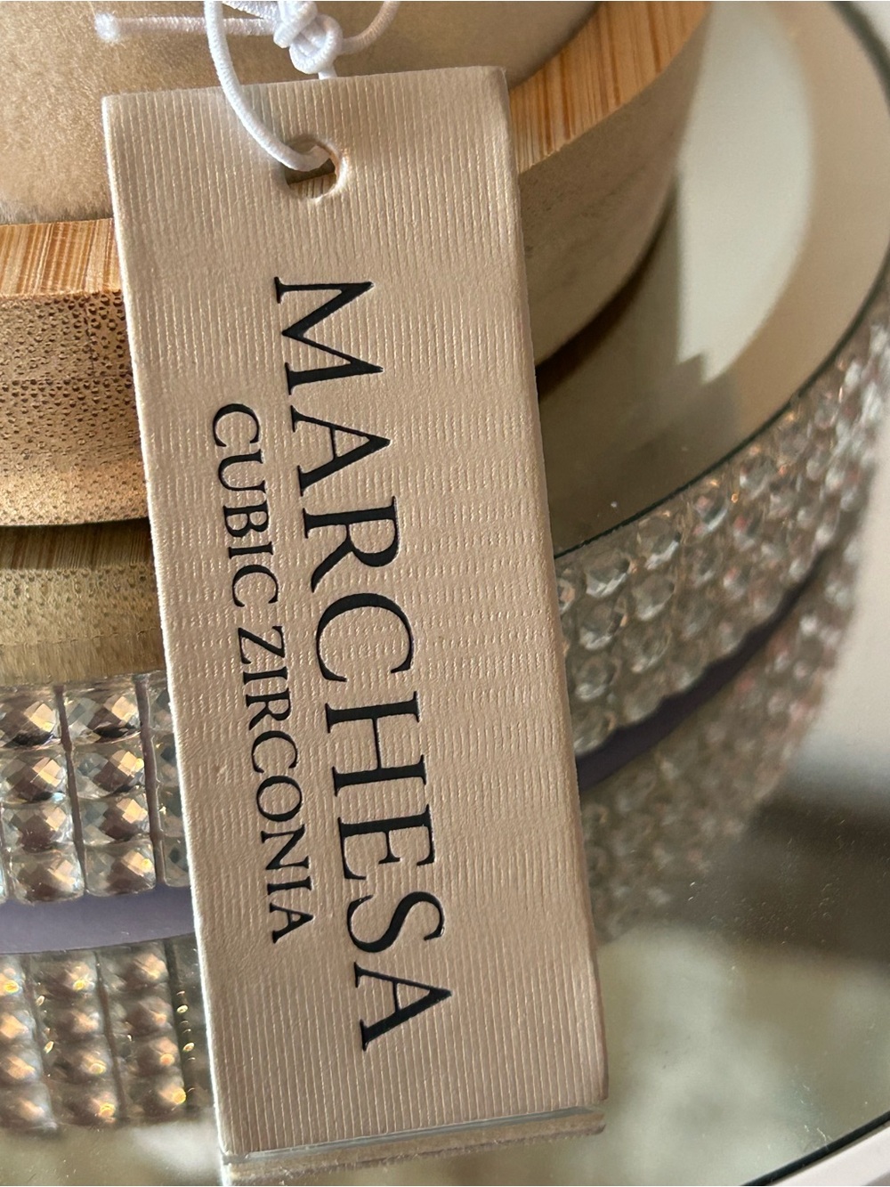 NWT! Marchesa Cubic Zirconia Slider Bracelet - Picture 4 of 7